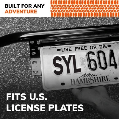 SYLVANIA - Universal License Plate Bracket - Lifetime Limited Warranty, Easy To Install Off Road LED Work Light, Best Quality Off Road Light, Truck, , Boat, ATV, UTV, SUV, 4x4 (1 PC) 6 SYLVANIA - Universal License Plate Bracket - Lifetime Limited Warranty, Easy To Install Off Road LED Work Light, Best Quality Off Road Light, Truck, , Boat, ATV, UTV, SUV, 4x4 (1 PC) - Image 4