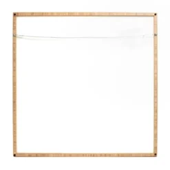 Kc Lo 'Let's Make This House A Home' Bamboo Framed Wall Canvas Pink - Deny Designs -Safavieh Store GUEST 010d2336 530f 44a8 9d28 682766add459