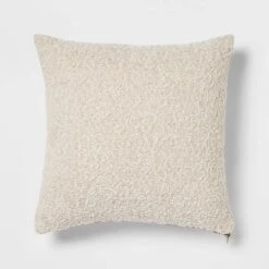Woven Boucle Square Throw Pillow With Exposed Zipper - Threshold™ -Safavieh Store GUEST 0156fdc5 10c3 4229 91f3 7cd04c3990d7