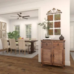 Metal Floral 6 Suspended Panels Wall Decor With Embossed Details - Olivia & May -Safavieh Store GUEST 01582b64 d001 4d7f baf9 2a0db4eb0d19