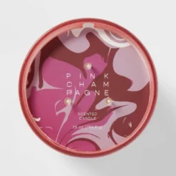 28oz Glass Champagne Candle Light Pink - Opalhouse™ -Safavieh Store GUEST 02057e90 68e1 4438 a010 8cbd29d85bc6