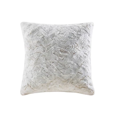 20"x20" Oversize Marselle Faux Fur Square Throw Pillow - Madison Park 11 20"x20" Oversize Marselle Faux Fur Square Throw Pillow - Madison Park - Image 9