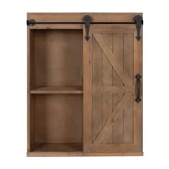 Decorative Wall Storage Cabinet With Sliding Barn Door Rustic Brown - Kate & Laurel All Things Decor 14 Decorative Wall Storage Cabinet With Sliding Barn Door Rustic Brown - Kate & Laurel All Things Decor -Safavieh Store GUEST 0ad2b7a7 4800 404f a539 d64e73b93c62