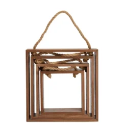 Farmlyn Creek Set Of 4 Square Wall Hanging Shelves, Rustic Wooden Cube Shelf With Rope, Brown, 4 Sizes 16 Farmlyn Creek Set Of 4 Square Wall Hanging Shelves, Rustic Wooden Cube Shelf With Rope, Brown, 4 Sizes -Safavieh Store GUEST 0b61867c abae 4d53 a8b3 906b3cf04726