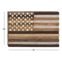 Wood American Flag Handmade Wall Decor Dark Brown - Olivia & May 40 Wood American Flag Handmade Wall Decor Dark Brown - Olivia & May -Safavieh Store GUEST 0d0a999b 1d95 45dd b68a 737bafc09831