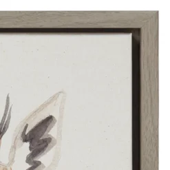 23" X 33" Sylvie Watercolor Giraffe Framed Canvas Wall Art By Patricia Shaw Gray - Kate And Laurel -Safavieh Store GUEST 181adf32 d20b 4be8 bfa1 c275b8a88856