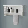Coventry Bath Shelf With Two Towel Rods White - Alaterre Furniture -Safavieh Store GUEST 1afb7d82 0c7c 4495 996f 64ab20cbb0fe