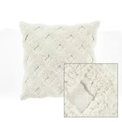 20"x20" Oversize Tufted Diagonal Square Throw Pillow White - Lush Décor 9 20"x20" Oversize Tufted Diagonal Square Throw Pillow White - Lush Décor -Safavieh Store GUEST 1db6488a c827 4bbf b41e 7b7b7bb53561