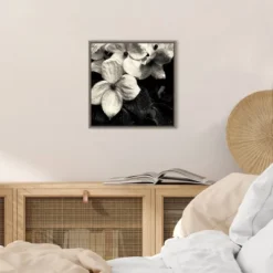 16" X 16" Dogwood Flower No.3 By Gary Horsfall Framed Canvas Wall Art - Amanti Art -Safavieh Store GUEST 1e13e6f7 b97e 4514 b540 22b2e9144643