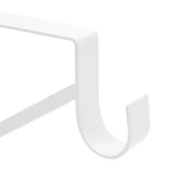 Okuna Outpost 4 Pack White Shelf Brackets With Rod Holder, Heavy Duty Floating Closet Hanger For Clothes, Shoes, 12.5 X 1 X 9.5 In -Safavieh Store GUEST 1f30d79d eab3 4836 ba62 6515ea90bd3d