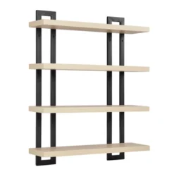 36" X 28.4" 4 Tier Floating Bracket Wall Shelf Unit - Danya B. 35 36" X 28.4" 4 Tier Floating Bracket Wall Shelf Unit - Danya B. -Safavieh Store GUEST 2178f06b 2465 48d4 be23 534d96c5ff97