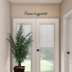 Metal Cutout- Choose Happiness Cursive Cutout Sign-3D Word Art Home Accent Decor-Perfect For Modern Rustic Or Vintage Style By Hastings Home -Safavieh Store GUEST 21d26d34 2120 4903 8c45 f0605d124b39