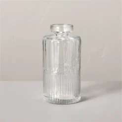 Ribbed Clear Glass Bud Vase - Hearth & Hand™ With Magnolia -Safavieh Store GUEST 2286386d 3a94 4818 84ed f09772246027