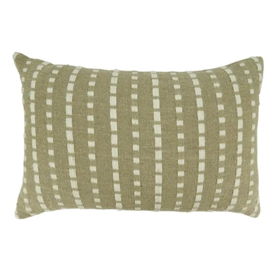 Saro Lifestyle Stitched Stripe Decorative Pillow Cover 5 Saro Lifestyle Stitched Stripe Decorative Pillow Cover - Image 3