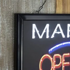 19" X 10" Man Cave Open 24/7 Framed LED Sign Red/Black - American Art Decor 10 19" X 10" Man Cave Open 24/7 Framed LED Sign Red/Black - American Art Decor -Safavieh Store GUEST 23ce2f66 cbc3 4363 9af9 eb72effc12ae