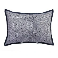 Bacati - Tribal Navy Throw Pillow