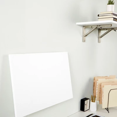 Built Industrial 2 Pack Folding L Wall Shelf Bracket, 14 Inch Collapsible Hardware With Locking Hinge For Garage Shelves, Holds 140lbs 5 Built Industrial 2 Pack Folding L Wall Shelf Bracket, 14 Inch Collapsible Hardware With Locking Hinge For Garage Shelves, Holds 140lbs - Image 3