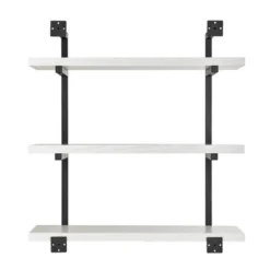 31.5" X 33.2" Modern 3 Tier Hanging Bracket Wall Shelve White Birch - Danya B. 35 31.5" X 33.2" Modern 3 Tier Hanging Bracket Wall Shelve White Birch - Danya B. -Safavieh Store GUEST 2a10fe29 179f 4cd3 846e 8d8479e4e977