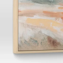 (Set Of 2) 24" X 30" Faded Landscape Framed Wall Canvases Natural - Threshold™ -Safavieh Store GUEST 2a3ebdf4 feec 4926 8502 9d97478807fe