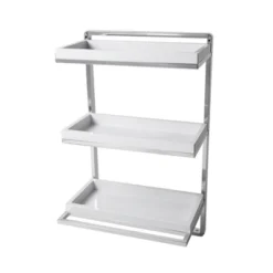 10.5" X 16" 3 Tier Wall Shelving Unit With Towel Rack And Trays Chrome/White - Danya B. 9 10.5" X 16" 3 Tier Wall Shelving Unit With Towel Rack And Trays Chrome/White - Danya B. -Safavieh Store GUEST 2eb5ca16 9cc3 4227 933d 2778b11debe0