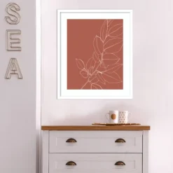 21" X 25" Warm Magnolia Branch II By Karyn Panganiban Wood Framed Wall Art Print - Amanti Art -Safavieh Store GUEST 32a949e5 d84b 47ef ac09 9f5c27576026