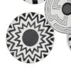 Metal Plate Wall Decor With Black Patterns Black - Olivia & May 1 Metal Plate Wall Decor With Black Patterns Black - Olivia & May -Safavieh Store GUEST 32aee27a 5667 4277 8e4d b95cce660f3c