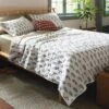 Voile Woodblock Printed Quilt Ivory - Threshold™ -Safavieh Store GUEST 344c4986 314e 4ab8 bfb0 0a61c564f52d