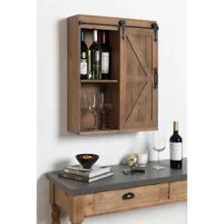 Decorative Wall Storage Cabinet With Sliding Barn Door Rustic Brown - Kate & Laurel All Things Decor 17 Decorative Wall Storage Cabinet With Sliding Barn Door Rustic Brown - Kate & Laurel All Things Decor -Safavieh Store GUEST 36404853 93b9 4f4b 8c67 b0959660acb9
