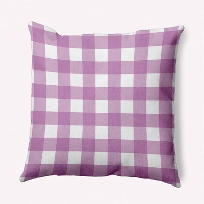 16"x16" Gingham Plaid Square Throw Pillow - E By Design 12 16"x16" Gingham Plaid Square Throw Pillow - E By Design - Image 10