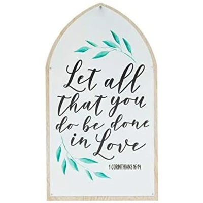Faithful Finds Christian Wall Art Home Decor With Scripture, 1 Corinthians 16:14 (15 X 9 In) 4 Faithful Finds Christian Wall Art Home Decor With Scripture, 1 Corinthians 16:14 (15 X 9 In) - Image 2