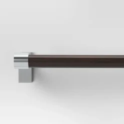 Dark Faux Wood Curtain Rod Nickel - Threshold™ 8 Dark Faux Wood Curtain Rod Nickel - Threshold™ -Safavieh Store GUEST 3f1572b1 fc3d 4ce8 8600 dec628aa2d09
