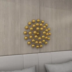 Metal Starburst Wall Decor With Orb Detailing Gold - Olivia & May -Safavieh Store GUEST 40c481a2 1314 449b a099 f29771576234