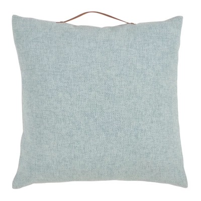 18"x18" Chenille With Handle Poly Filled Square Throw Pillow - Saro Lifestyle 6 18"x18" Chenille With Handle Poly Filled Square Throw Pillow - Saro Lifestyle - Image 4