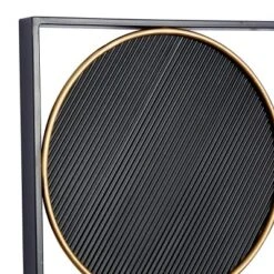 Metal Geometric Half Moon Wall Decor With Gold Detailing Black - CosmoLiving By Cosmopolitan -Safavieh Store GUEST 41ef8b01 ae4f 49fe 88cc e69ce2731c2a