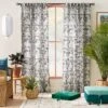 1pc 50"x84" Light Filtering Limu-Limu Leaf Jacquard Curtain Panel Gray - Opalhouse™ Designed With Jungalow™ -Safavieh Store GUEST 421dc9b8 44ac 4840 a1f4 2563587244d5