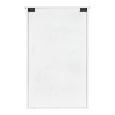 19.5" X 6" X 31.5" Hutchins Decorative Rustic Wall Cabinet White/Gray - Kate & Laurel All Things Decor 5 19.5" X 6" X 31.5" Hutchins Decorative Rustic Wall Cabinet White/Gray - Kate & Laurel All Things Decor - Image 3
