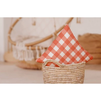 16"x16" Gingham Plaid Square Throw Pillow - E By Design 4 16"x16" Gingham Plaid Square Throw Pillow - E By Design - Image 2