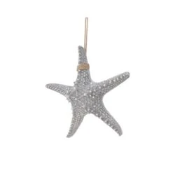 Polystone Starfish Wall Decor With Hanging Rope Gray - Olivia & May -Safavieh Store GUEST 438df091 e876 4bda b5a3 15702accc30c