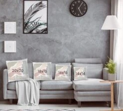 Blog Shapes Watercolor Throw Pillow By Pauline Stanley - Americanflat