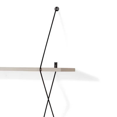 38.5" X 31.5" Two-Tier Wire Bracket Shelves - Danya B. 4 38.5" X 31.5" Two-Tier Wire Bracket Shelves - Danya B. - Image 2