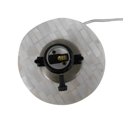 Capiz Subway Tile Large Lamp Base Shell - Threshold 7 Capiz Subway Tile Large Lamp Base Shell - Threshold - Image 5