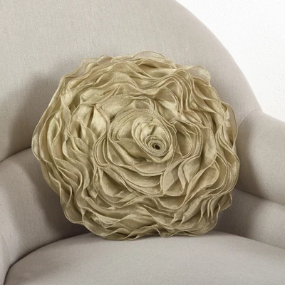 Saro Lifestyle Rose Design Throw Pillow 12 Saro Lifestyle Rose Design Throw Pillow - Image 10
