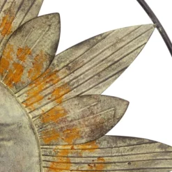 Metal Sunburst Indoor Outdoor Wall Decor With Distressed Copper Like Finish Brown - Olivia & May -Safavieh Store GUEST 475e6b18 1fe3 496e b193 1ef210172d21