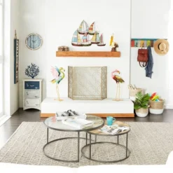 Wood Sail Boat Ship Wheel Wall Decor With Distressing Blue - Olivia & May 27 Wood Sail Boat Ship Wheel Wall Decor With Distressing Blue - Olivia & May -Safavieh Store GUEST 47909ffa 4804 40ec be5c a495674e8c87