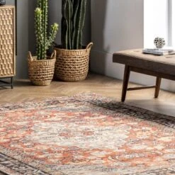 NuLOOM Esmeralda Printed Floral Medallion Flatweave Area Rug -Safavieh Store GUEST 4b683f68 794e 4f9c 9540 85f19ed1ed7e