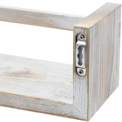 Sorbus Rustic Wooden Floating Shelves Set Of 3 Gray -Safavieh Store GUEST 4b841d0a 86e6 4578 991d 39aed534e215