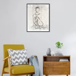 23" X 28" Embellished Contour Sketch II By Ethan Harper Framed Canvas Wall Art Print - Amanti Art 15 23" X 28" Embellished Contour Sketch II By Ethan Harper Framed Canvas Wall Art Print - Amanti Art -Safavieh Store GUEST 503789a8 9b1a 4be4 8e14 02671570a96c