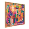 30" X 30" Sylvie I Feel Pretty Framed Canvas By Leah Nadeau Natural - Kate & Laurel All Things Decor -Safavieh Store GUEST 52244f70 d515 4cd4 9325 ad779e42e5b9