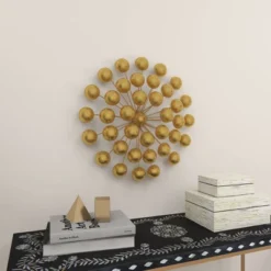 Metal Starburst Wall Decor With Orb Detailing Gold - Olivia & May -Safavieh Store GUEST 525c4ebc 378b 4b26 9b51 c6d5bb34a080