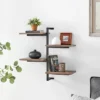 4-Tier Sienna Vertical Wall Shelf Unit Black/Rustic - Danya B. 2 4-Tier Sienna Vertical Wall Shelf Unit Black/Rustic - Danya B. -Safavieh Store GUEST 540dc375 0f02 4436 887a c3abf7774caa